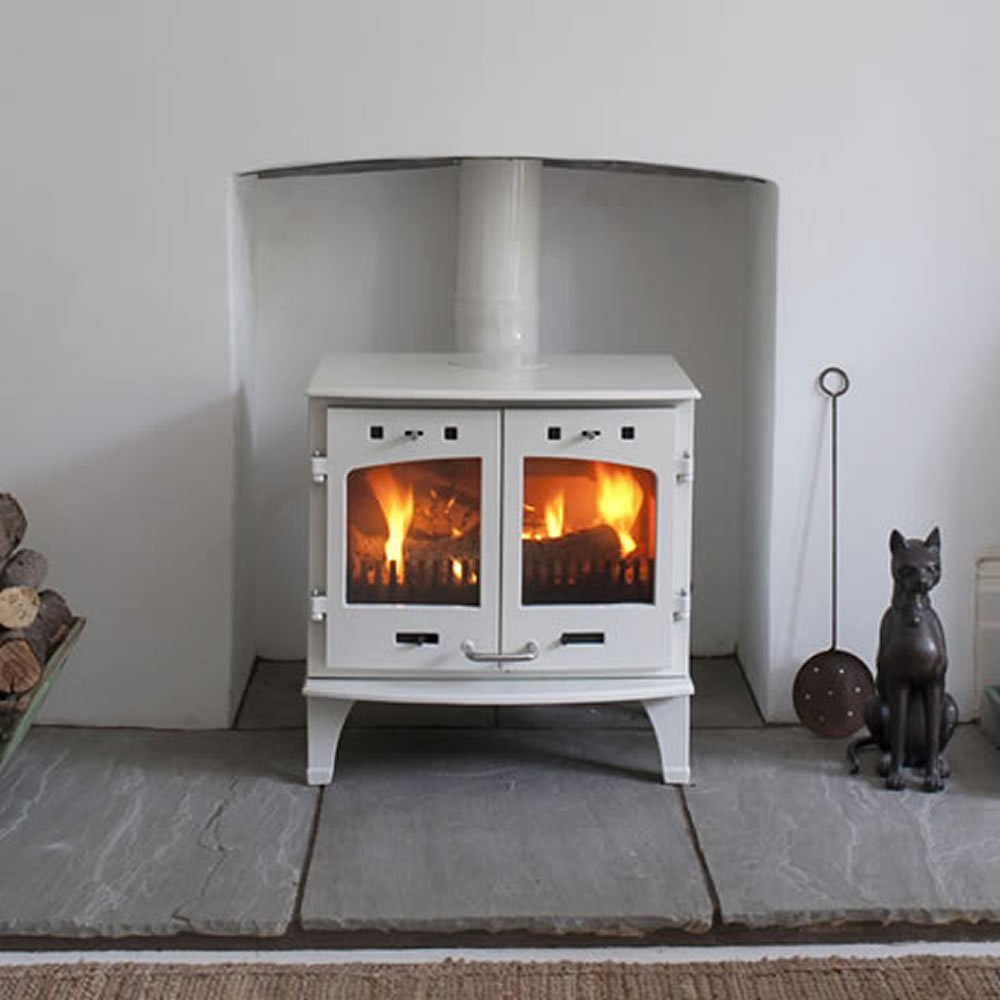 Cast Iron Stove 11Kw Cream
