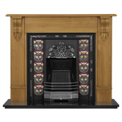 Daisy Cast Iron Fireplace Insert