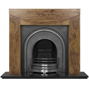 Celtic Arch Cast Iron Fireplace Insert
