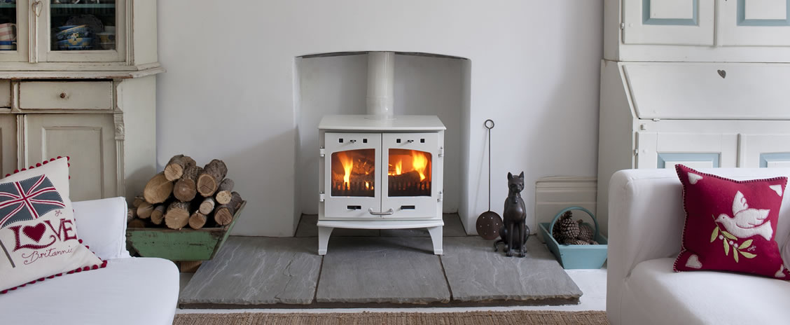 Cast Iron Stove 11Kw Cream